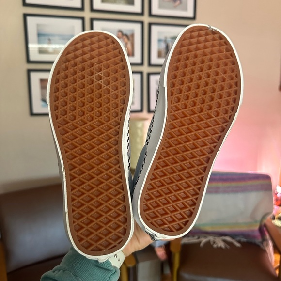 Vans Light Blue Slip-On Sneakers - Picture 2 of 10